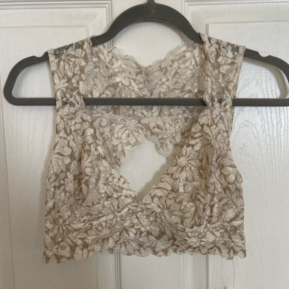 Free People Evangelina lace bralette